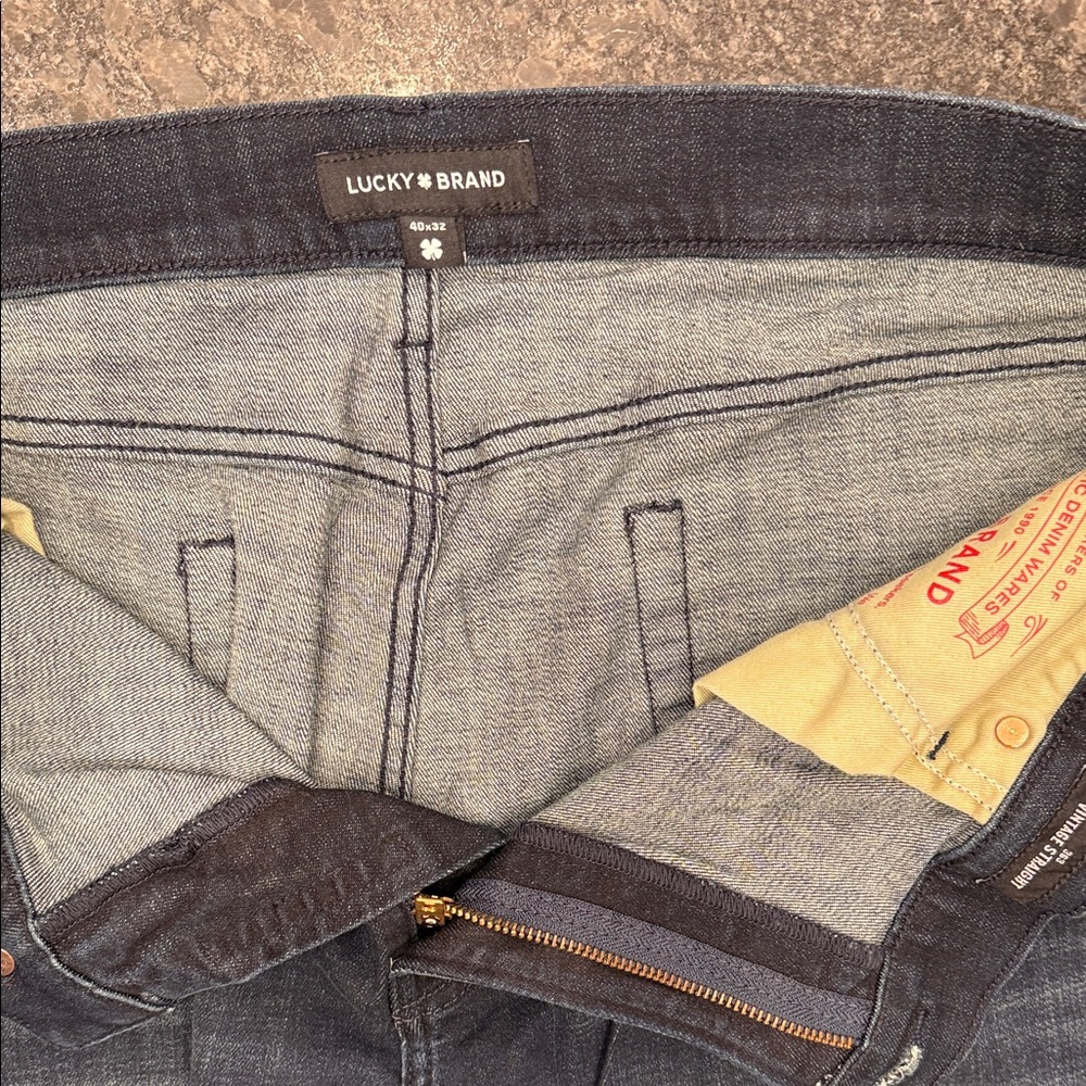 Lucky Brand Men's Jeans 363 vintage straight dark wash